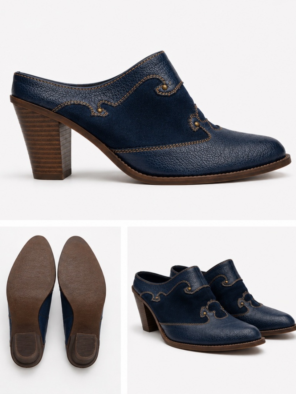 Cowboy Mule Clogs - Picture 1 of 5